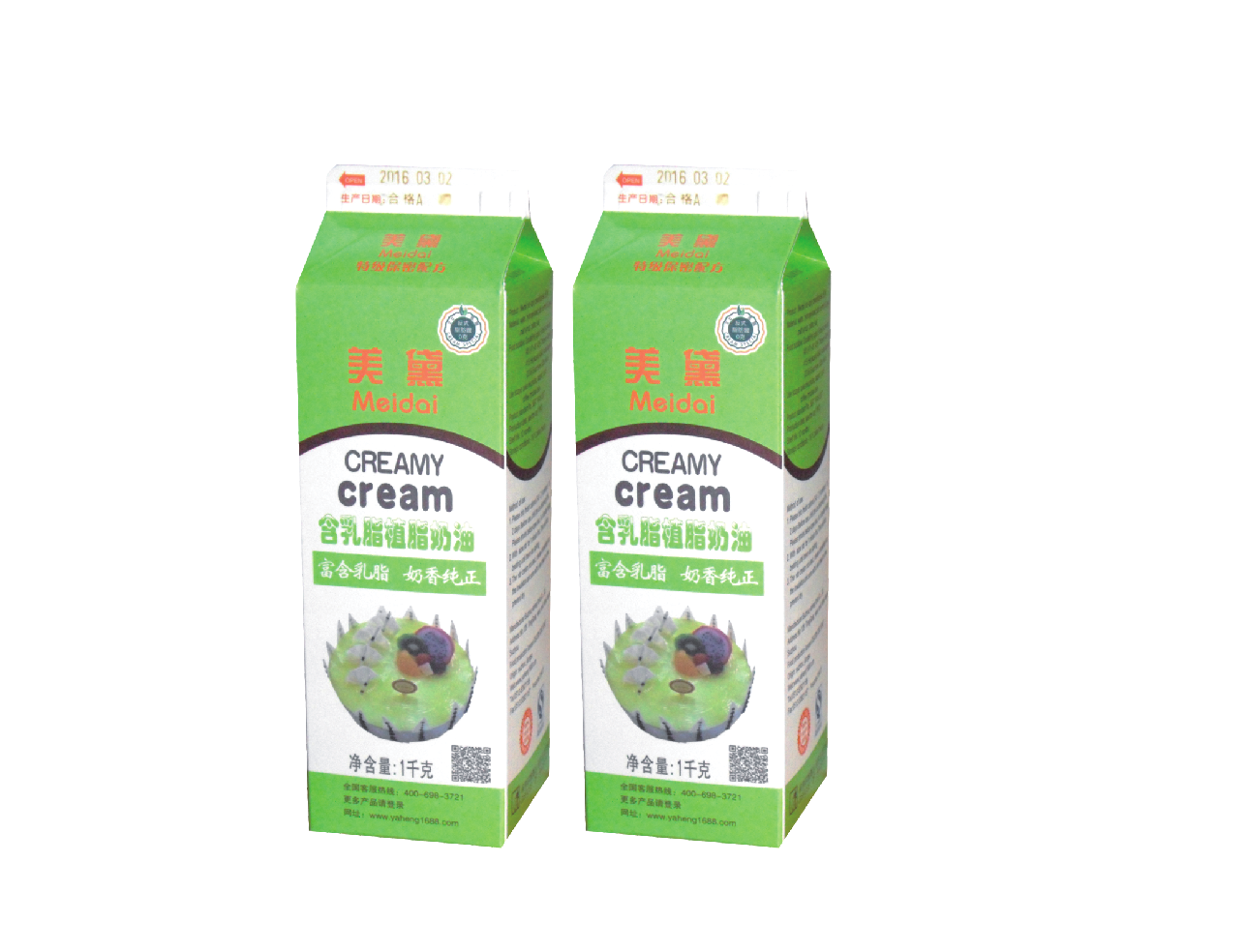 美黛23含乳脂植脂奶油